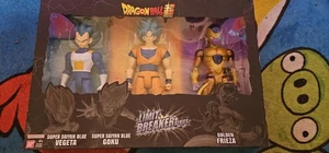 DragonBall Super LIMIT BREAKER SERIES SsB Goku, SsB Vegeta, Golden Friza - Bild 1 von 5