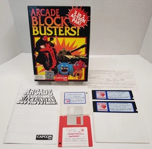 Capcom 3 In 1 PC Game Big Box Sarge Ghosts N Goblin Pocket Rocket Action Pak - Foto 1 di 8
