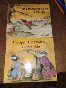 Tom Badger Goes Skating Book & The Spell That Worked Jean Gilder Medici Society  - Picture 1 of 16