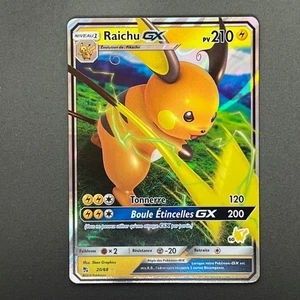 Carta Pokemon francese Raichu GX 20/68 destini nascosti quasi nuova TCG - Foto 1 di 2