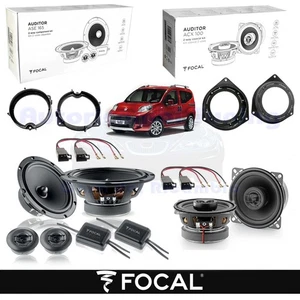 Casse Altoparlanti Ant + Post  FOCAL AUDITOR ASE165 + ACX100 per FIAT QUBO - Picture 1 of 15
