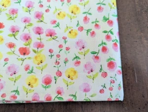 1 Yard/43" 100 % Baumwolle Timeless Treasures Fab #CD8617 "FLEUR" Creme Hintergrund NEU - Bild 1 von 9