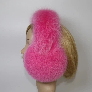 Earmuffs Earmuffs Winter Ear Hats Real Farm Fox Fur Plush Scarves Women Muff - Picture 1 of 43
