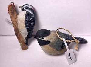 2er Set Vogel Christbaum Weihnachtsschmuck Neu Neu mit Etikett - Bild 1 von 12