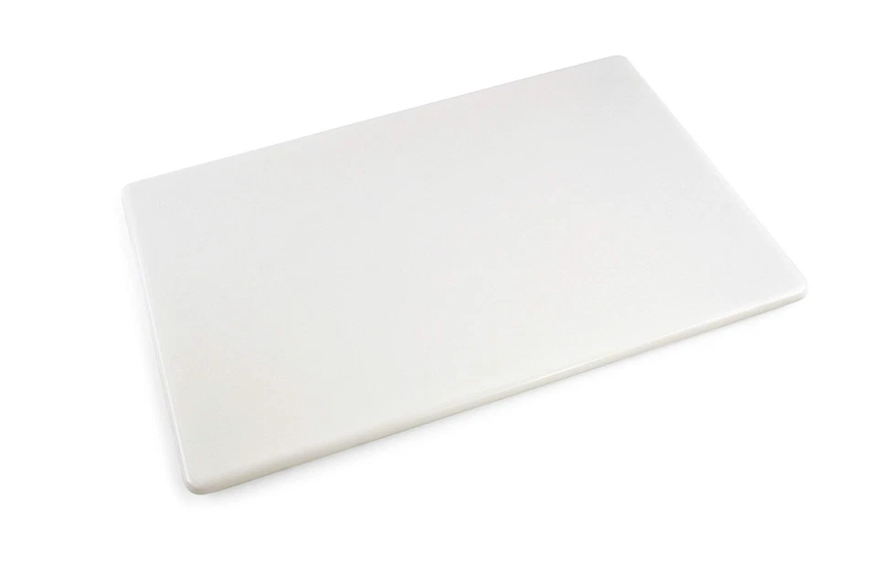 Large 18 X 12 0.5 Inches Commercial Plastic Cutting Board NSF Color White