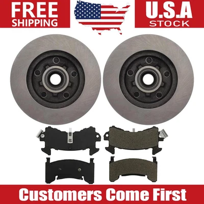 Rotores de freno delanteros + pastillas de freno de cerámica para Chevrolet Camaro 1982-1991 1992 Foto 1 de 4