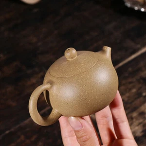 xishi pot marked ball shaped infuser holes yixing zisha duan clay tea pot 120ml - Picture 1 of 7