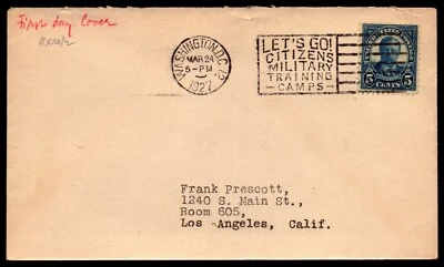 Scott 637 5 Cents Roosevelt FDC Typed Address SCV $50.00 - Image 1 of 2
