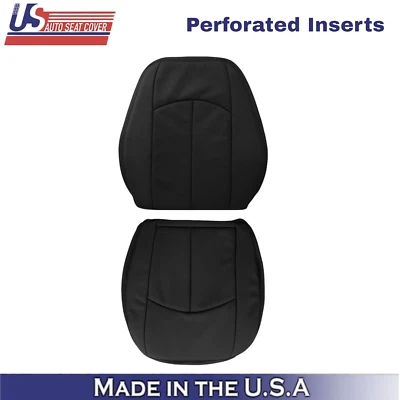 Fundas de asiento de pasajero de cuero genuino negras para Mercedes-Benz Clase E 2002-2009 Foto 1 de 4