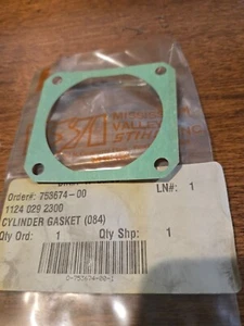 GENUINE OEM STIHL CYLINDER BASE GASKET 1124-029-2300 FITS O84 084 - Picture 1 of 1