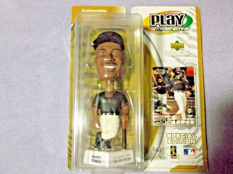 Barry Bonds Bobblehead MVP Edition SF Giants MLB 2002 Upper Deck Near Mint Cover