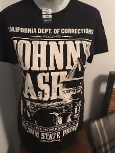 Johnny Cash TShirt Live In Folsom State Prison Size Small - Picture 1 of 1