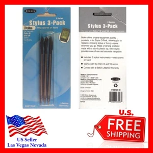 Belkin Palm III & VII Metal PDA Stylus 3 Pack - F8E709-E »» New Old Stock «« - Picture 1 of 6