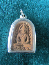 Amulet In Whte metal case