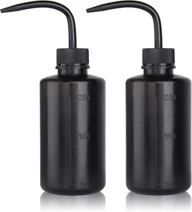 Tattoo Wash Bottle 2pcs 250ml Water Squirt Bottle Succulent Watering Safety Rins - Picture 1 of 6