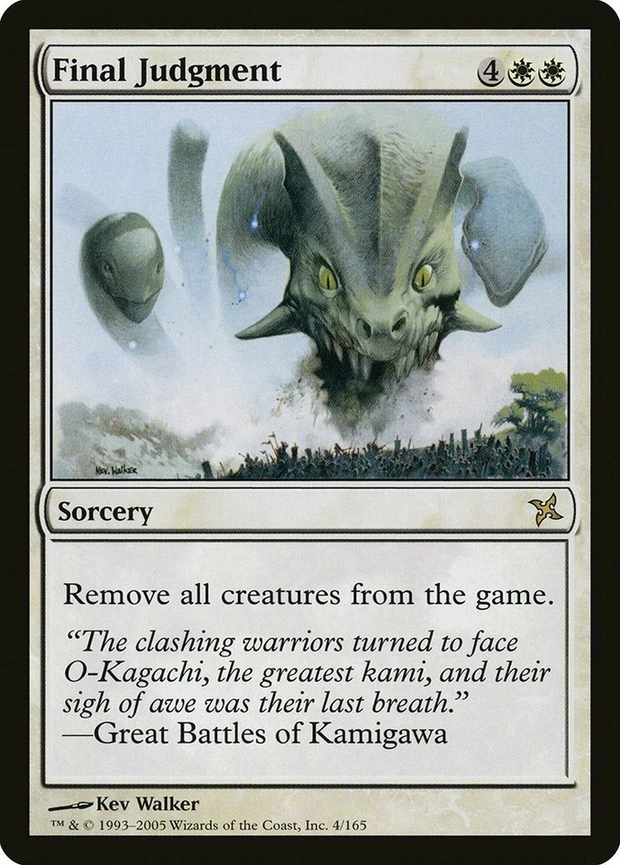 Final Judgment Betrayers of Kamigawa PLD White Rare MAGIC MTG CARD ABUGames - Image 1 of 1