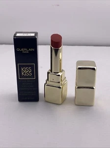 Color de labios Guerlain Paris Kiss Plumping Shine, #519 ladrillo floral - 0,11 oz nuevo en caja - Imagen 1 de 5