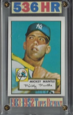 1983 1952 Topps 201-407 Reprint Buy 1-50% OFF 2nd  Mantle-Mays-Robinson-Matthews - Image 1 of 4