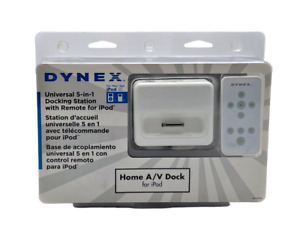 Dynex Docking Station with Remote for Apple iPodTM DX-IPDR New in Sealed Package