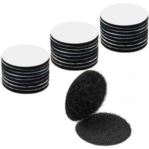 60 mm Adhesive Hook Loop Fastener Dots Sticker For Bed Sheet Sofa Mat Anti Slip - Picture 1 of 8