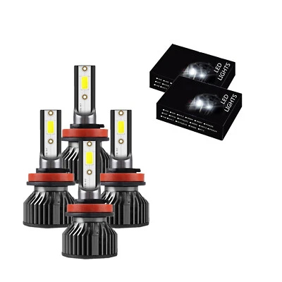 For Aston Martin V12 Vantage 2015-2017 4x H11 LED Headlight Bulb High Low Beam - Image 1 of 4