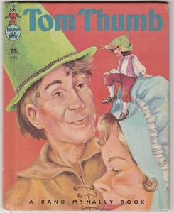 Tom Thumb 1959 Rand McNally Tip Top Elf Book Lucille Wallace - Foto 1 di 4