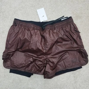 Nike Men XL 7" Running Division Repel 2-in-1 Shorts Brown FB8544-227 - Picture 1 of 12
