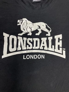 Lonsdale London Women’s T-shirt Short Sleeve Graphic Tee Rounded Hem Size 18 - Picture 1 of 7