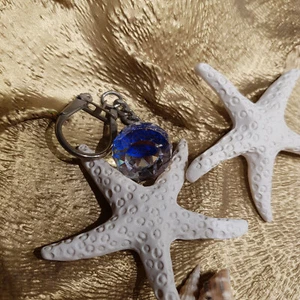 Swarovski Figur Schlüsselanhänger 9 cm Flagge Amerika - Bild 1 von 3