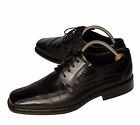 ECCO New Jersey Oxford Tie Shoes Black Bicycle Toe Dress US 10/10.5  EU 44
