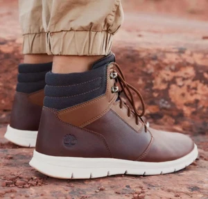 TIMBERLAND HERREN # 12 GRAYDON MEMORY FOAM WASSERABWEISEND SNEAKER BOOT BRAUN - Bild 1 von 9