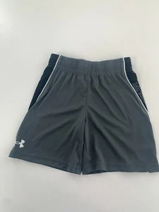 NEW Size 4 Under Armour Boys' Pre-School UA Lead Shorts Pitch Gray / Black NWT - Picture 1 of 11