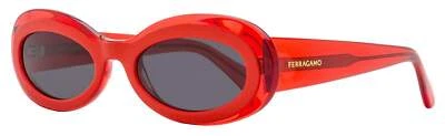 Gafas de sol Ferragamo ovaladas SF2003S 613 transparentes rojas 54 mm Foto 1 de 3