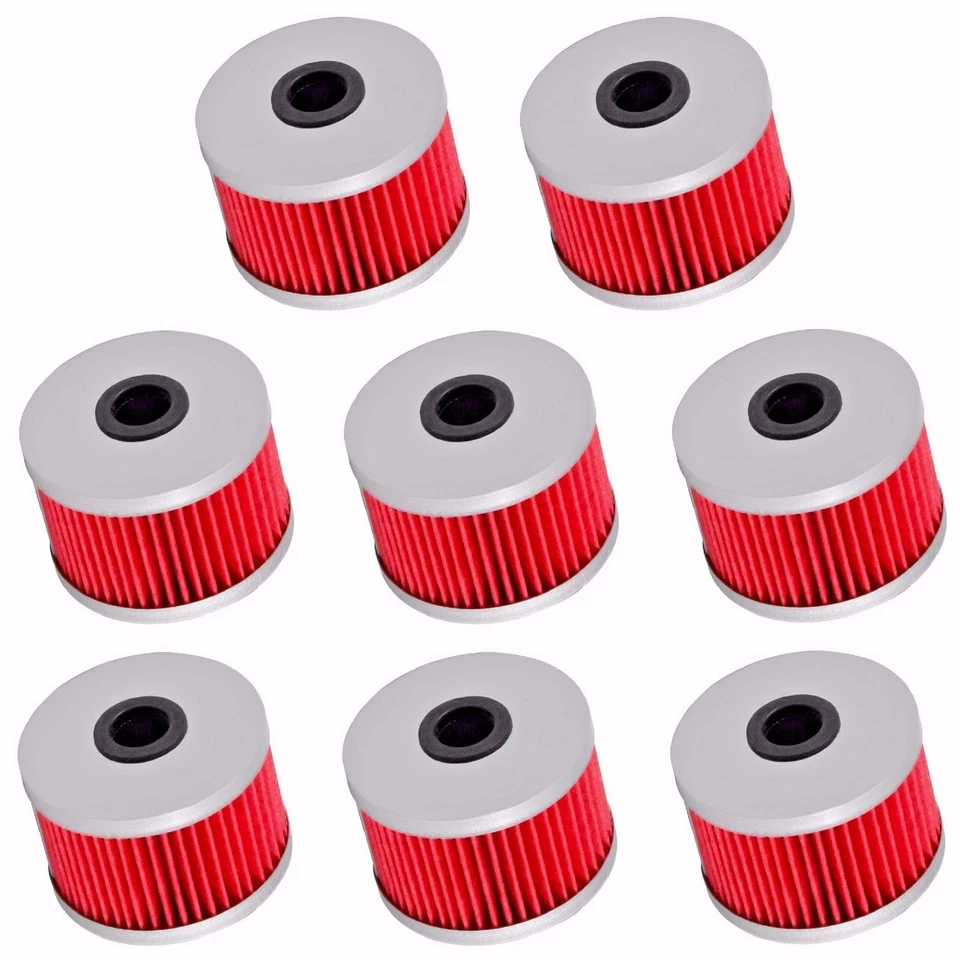 8 Oil Filter Filters for Honda XR250L XR250R XR400R XR500R XR600R XR650R XR650L - Image 1 of 1