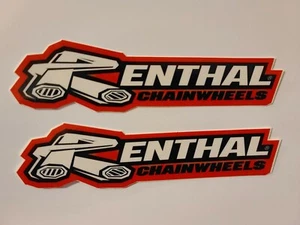 Two Renthal Racing Decals Stickers Team Kawasaki KX KXF 250 450 125 85 - Bild 1 von 1