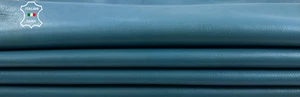 BLUE ROUGH Italian Goatskin Goat leather Bookbinding 2 skins 6sqf 0.9mm C2423 - Picture 1 of 7