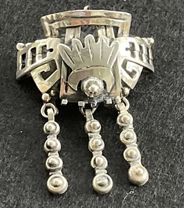 Vintage Taxco Sterling Silver Brooch / Pin / Pendant - Picture 1 of 12