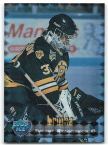 1995 Collector's Edge Ice #61 Evgeni Ryabchikov Prism Providence Bruins 2V - Foto 1 di 2