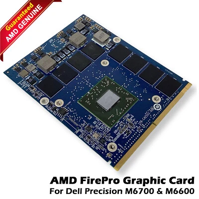Dell Precision M6700 M6600 AMD FirePro M6000 2GB Video Graphics Card FHC4H - Image 1 of 4