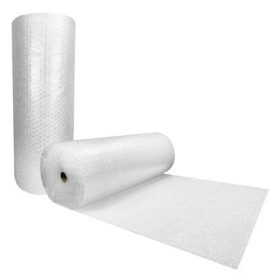 UOFFICE Bubble Cushioning Wrap Roll - 48" Wide x 200' ft - Medium 5/16" Bubbles - Image 1 of 4