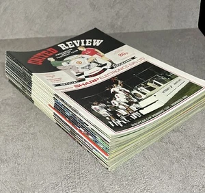 Manchester United Programme Bundle 1990-91 Season 22 Issues United Review - Bild 1 von 8