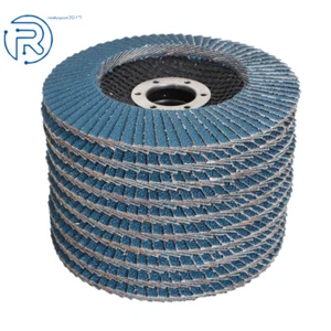 4-1/2" Flap Sanding Disc 4.5 Grinding Wheels 40 60 80 120 Grit for Angle Grinder - Picture 1 of 16