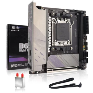 AMD AM5 Motherboard B650I Dual Channel 2 DDR5 Nicro ATX Motherboard M.2 WIFI - Picture 1 of 18
