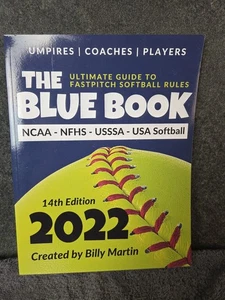 Der ultimative Leitfaden für Fastpitch Softball Regeln blaues Buch von Billy Martin - Bild 1 von 2