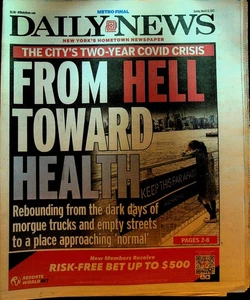 New York Daily News 13 de marzo de 2022 Aaron Judge Pete Alonso - Imagen 1 de 3