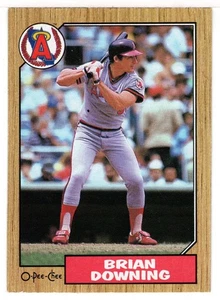 Brian Downing - California Angels - 1987 O-Pee-Chee Baseball Card # 88 Mint - Picture 1 of 1