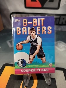 2025-26 Topps Flagship Cooper Flagg 8-Bit Ballers #8B-31 Insert Mavericks Rookie - Picture 1 of 2