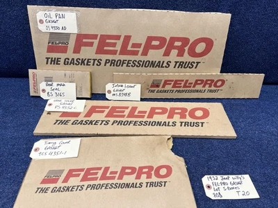 1952 年 Willys 吉普垫圈 Fel-pro 油盘进气排气后主阀定时 — 第 1/4 张图片