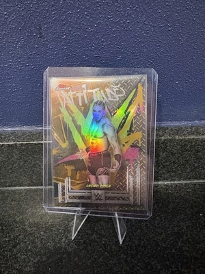 2025 Topps Finest WWE Lucien Price RARE Gold 12/20 - Image 1 of 2