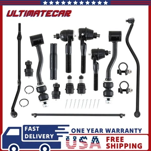 13Pcs Drag Links Tie Rods Ball Joints Sway Bar End Center Kit For Jeep Cherokee - Picture 1 of 21